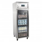 Armoire réfrigérée vitrée positive - GN 2/1 - Paiement 4X - Inox - Garantie 2 ans - 600 L - Classe N
