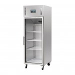 Armoire réfrigérée vitrée positive - GN 2/1 - Paiement 4X - Inox - Garantie 2 ans - 600 L - Classe N