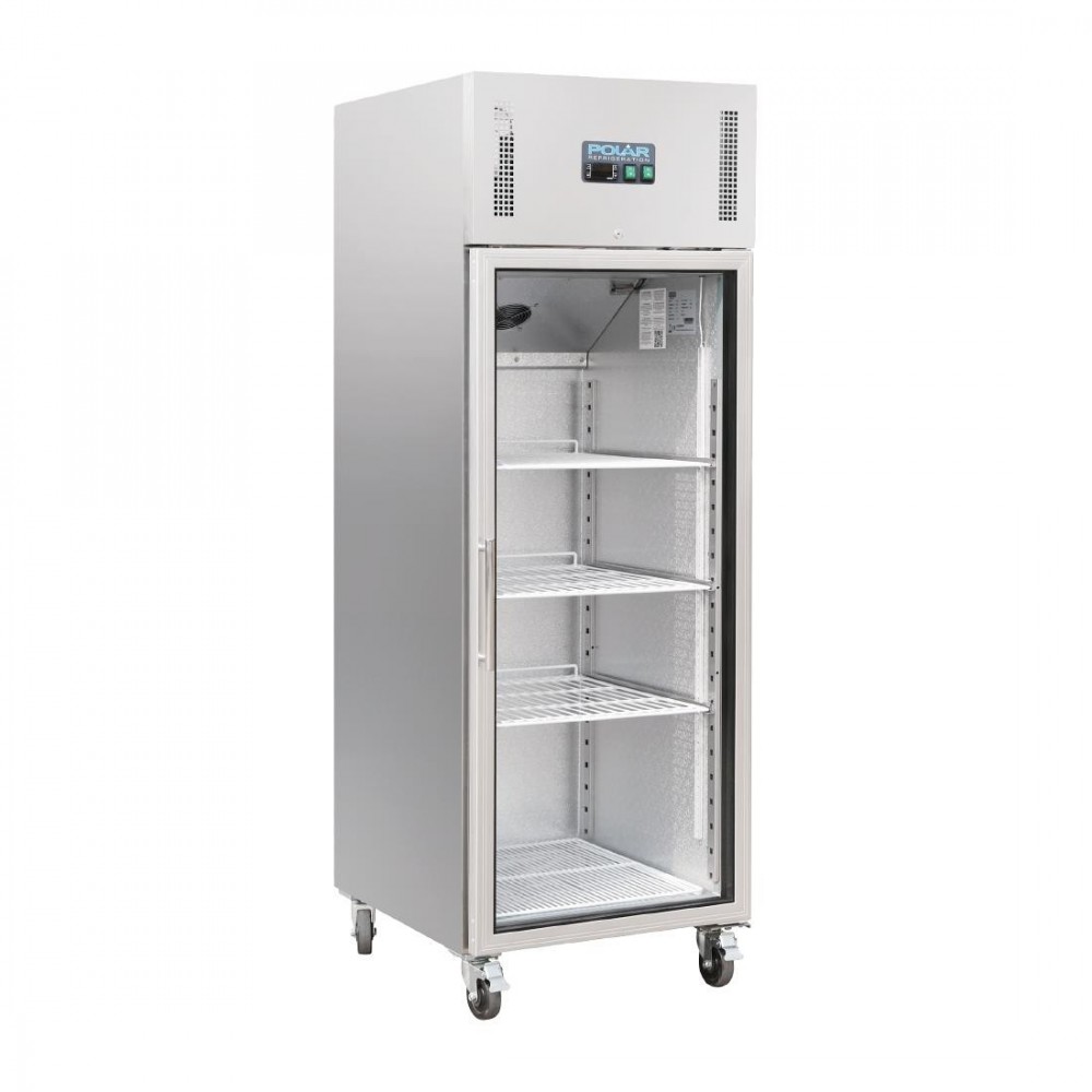 Armoire réfrigérée vitrée positive - GN 2/1 - Paiement 4X - Inox - Garantie 2 ans - 600 L - Classe N Armoire réfrigérée vitrée positive - GN 2/1 - Paiement 4X - Inox - Garantie 2 ans - 600 L - Classe N
