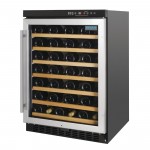 Cave à vin - Sous-comptoir - 138 L. - 54 bouteilles - 7 étagères - Classe N