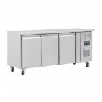 Table réfrigérée positive - Tropicalisée - GN 2/3 - Garantie 2 ans - 339 L. - 3 portes - 1795 (L) x 600 (P) mm - Classe T