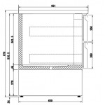 Table réfrigérée positive - GN1/1 - Garantie 2 ans - 368 L - 6 tiroirs - 1370 (L) x 700 (P) mm - Classe N
