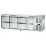 Table réfrigérée positive - GN1/1 - 421 L - 8 tiroirs - 2230 (L) x 700 (P) mm - Classe N