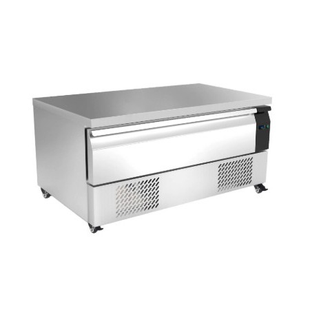 Soubassement réfrigéré négatif - 1 tiroir - GN 1/1 + GN 2/1 - 113 L. - 1230 (L) x 700 (P) mm - Classe N