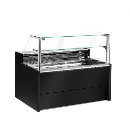 Présentoir à poissons tout inox 