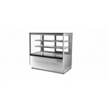 Vitrine réfrigérée positive - 570 L. - 1700 (L) x 750 (P) x 1200 (H) mm - Avec éclairage