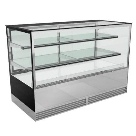 Vitrine réfrigérée positive - Paiement 4X - 1500 (L) x 700 (P) x 1200 (H) mm - Avec éclairage - Classe N