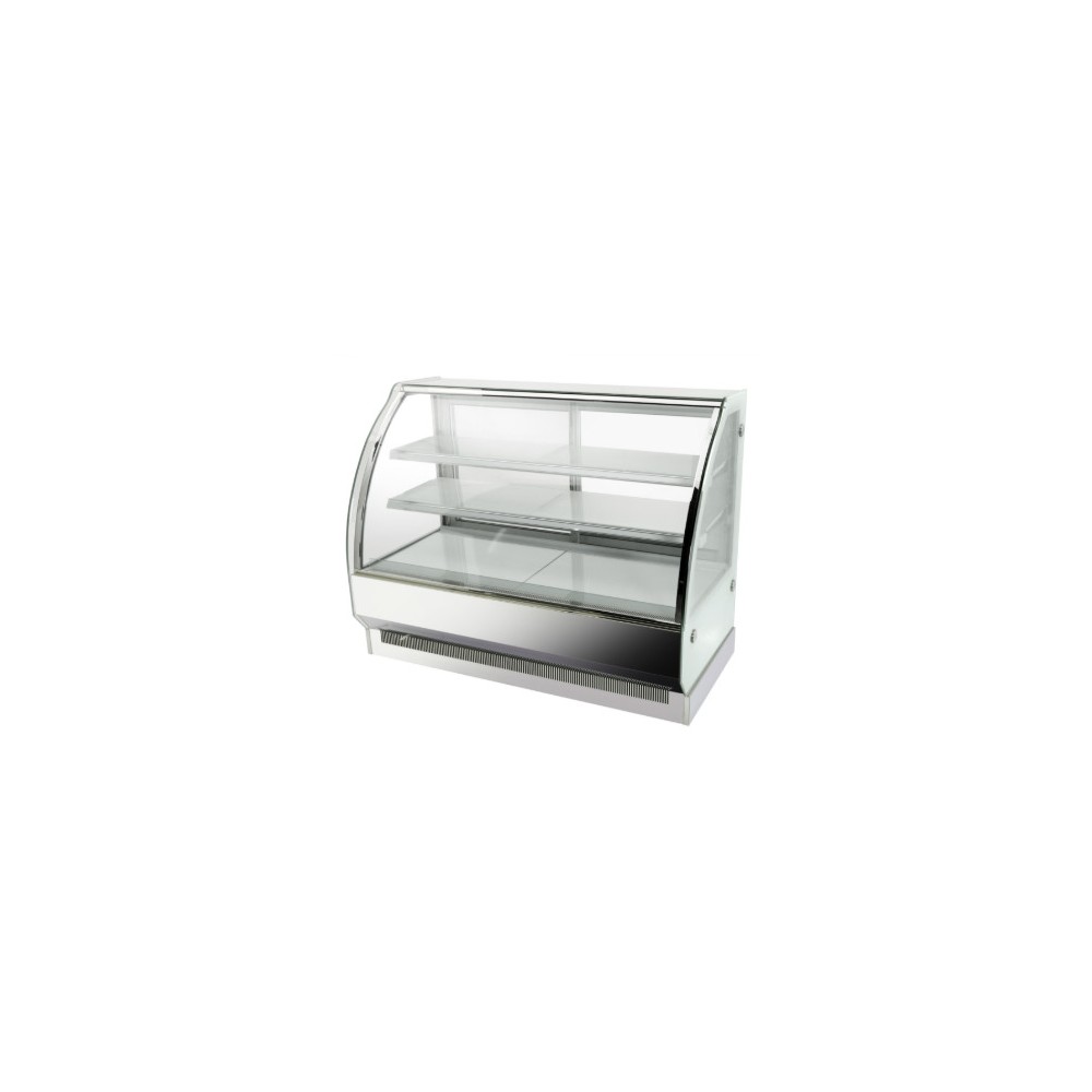 Vitrine réfrigérée positive - Bombée - 420 L. - 1200 (L) x 740 (P) x 1200 (H) mm - Avec éclairage - Classe N Vitrine réfrigérée positive - Bombée - 420 L. - 1200 (L) x 740 (P) x 1200 (H) mm - Avec éclairage - Classe N