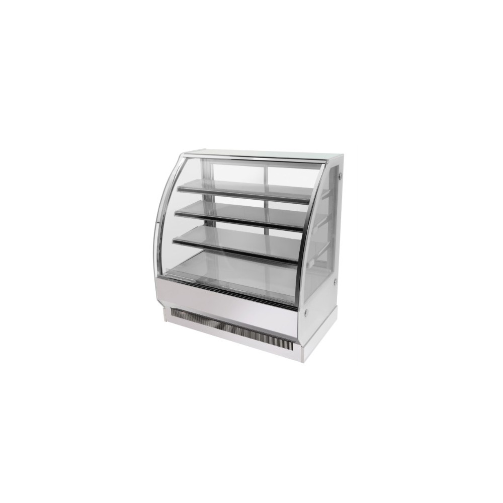 Vitrine réfrigérée positive - Bombée - 752 L. - 1800 (L) x 740 (P) x 1320 (H) mm - Avec éclairage - Classe N Vitrine réfrigérée positive - Bombée - 752 L. - 1800 (L) x 740 (P) x 1320 (H) mm - Avec éclairage - Classe N