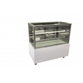 Vitrine réfrigérée positive - 480 L. - Paiement 4X - 1200 (L) x 725 (P) x 1200 (H) mm - Avec éclairage - Classe N