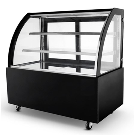 Vitrine réfrigérée positive - 480 L. - Paiement 4X - 1200 (L) x 725 (P) x 1200 (H) mm - Avec éclairage - Classe N