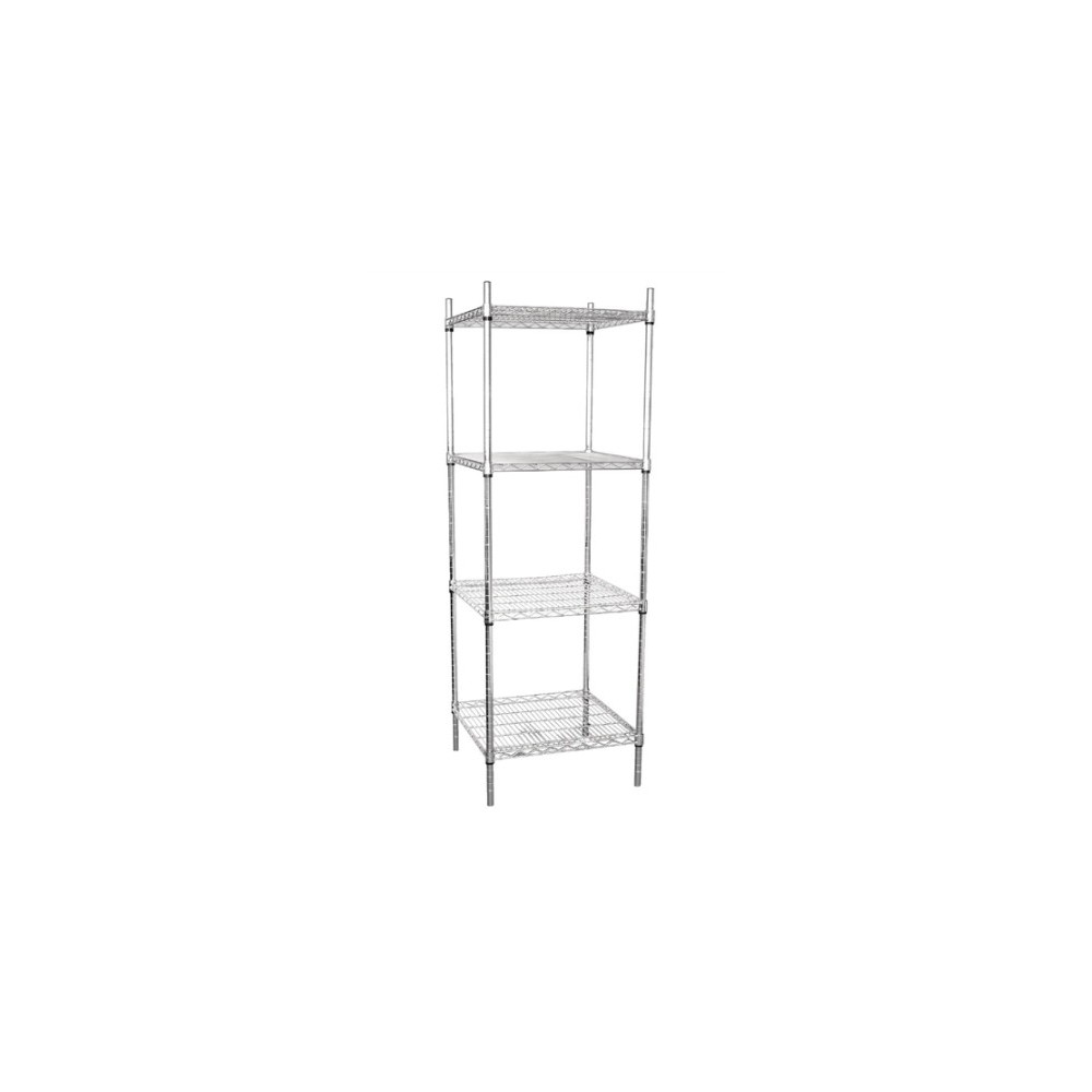 Etagère de rangement - 4 niveaux - 610 x 610 x 1830 mm Etagère de rangement - 4 niveaux - 610 x 610 x 1830 mm