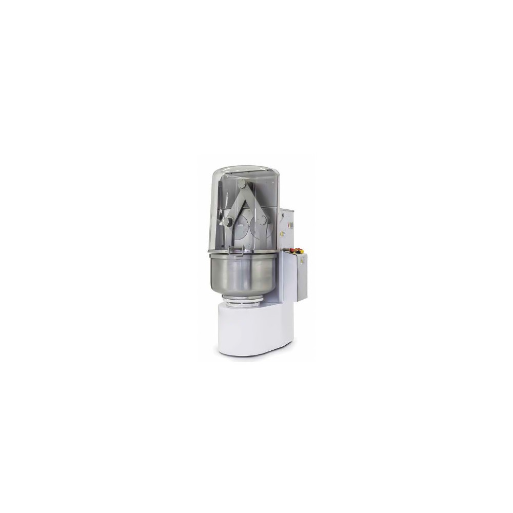 Pétrin 68L - Spirale - Variateur de vitesses - Cuve rotative - 2 bras prolongés - 380 V.
