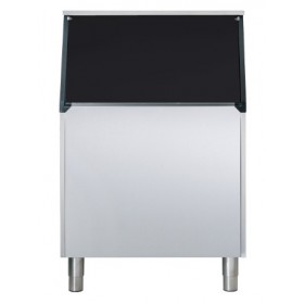 Machine à glaçons + bac à glaçons 480 kg - 212 kg / jour - A eau - Automatique - Classe N