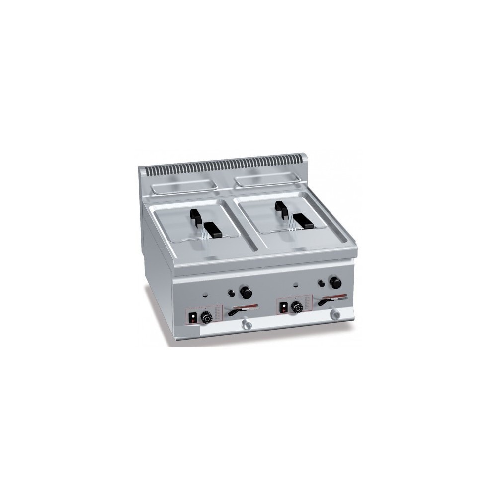 2 x 1/2 friteuse professionnelle haut rendement 22l électrique 2 x 1/2 friteuse professionnelle haut rendement 22l électrique