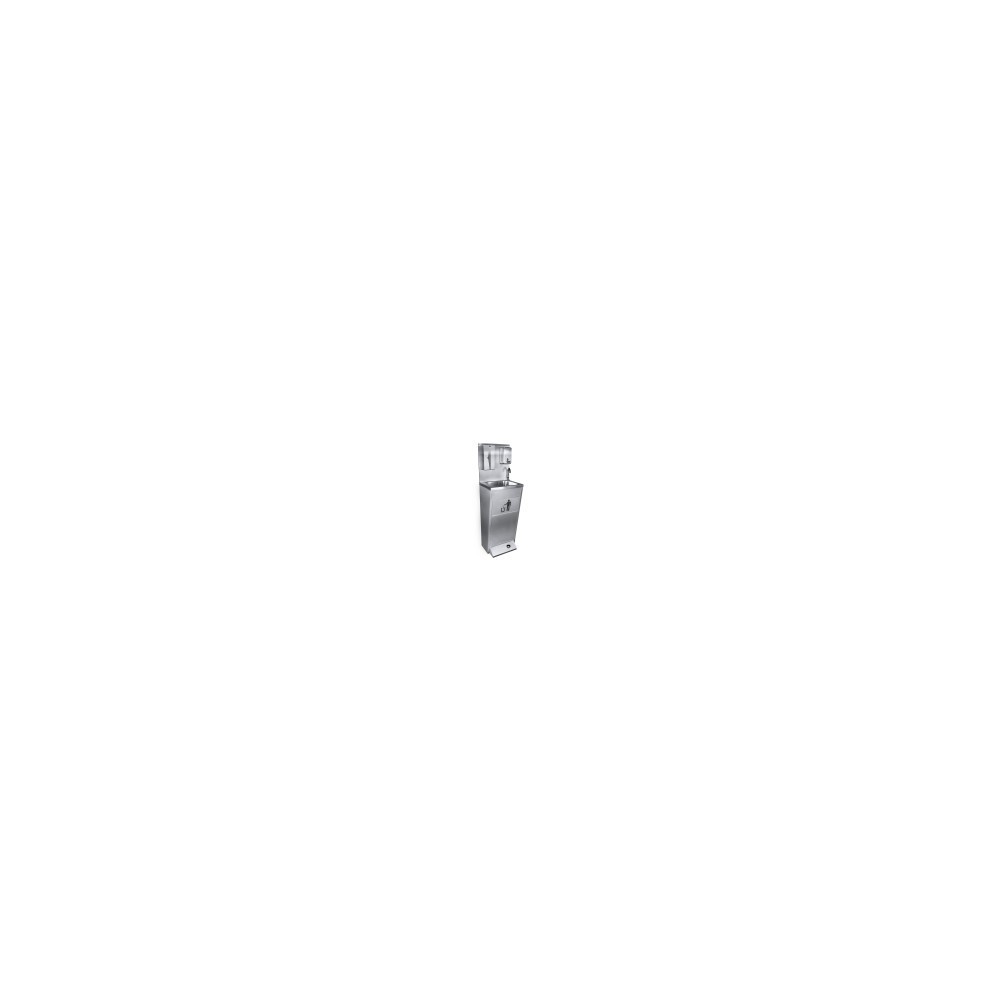 Poubelle inox SNACK porte pivotante Poubelle inox SNACK porte pivotante