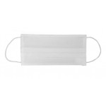 Masque Double couche Tissus  lavable- Blanc - Lot de 10