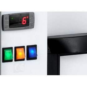 Vitrine réfrigérée positive - Paiement 4X - Vitre droite - 1622 x 993 x 1320 mm - Avec éclairage - Classe N