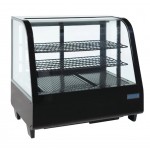 Vitrine réfrigérée à poser - Paiement 4X - Garantie 2 ans - 100 L. - 2 étagères - Avec éclairage - Classe N