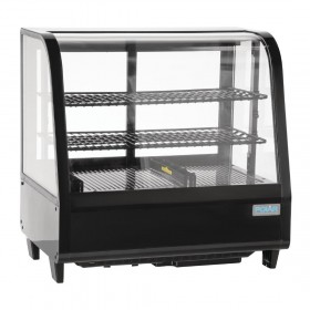 Vitrine réfrigérée à poser - Paiement 4X - Garantie 2 ans - 100 L. - 2 étagères - Avec éclairage - Classe N