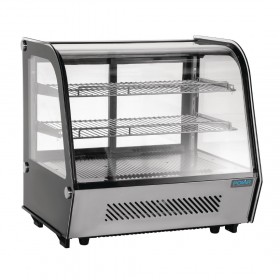 Vitrine réfrigérée à poser - Paiement 4X - Garantie 2 ans - 100 L. - 2 étagères - Avec éclairage - Classe N