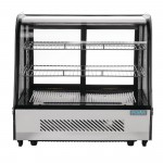 Vitrine réfrigérée à poser - Paiement 4X - Garantie 2 ans - 100 L. - 2 étagères - Avec éclairage - Classe N