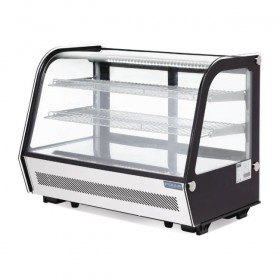 Vitrine réfrigérée à poser - Paiement 4X - Garantie 2 ans - 160 L. - 2 étagères - Avec éclairage - Classe N