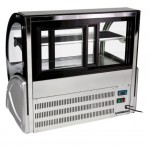 Vitrine chauffante à poser - M - Paiment 4X -128 L. - 900 (L) x 550 (P) x 790 (H) mm - Avec éclairage - Classe N