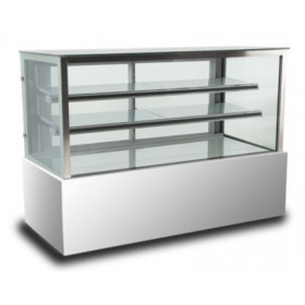 Vitrine réfrigérée positive - 480 L. - Paiement 4X - 1200 (L) x 725 (P) x 1200 (H) mm - Avec éclairage - Classe N