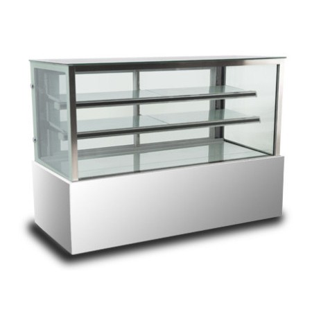 Vitrine réfrigérée positive - 480 L. - Paiement 4X - 1200 (L) x 725 (P) x 1200 (H) mm - Avec éclairage - Classe N