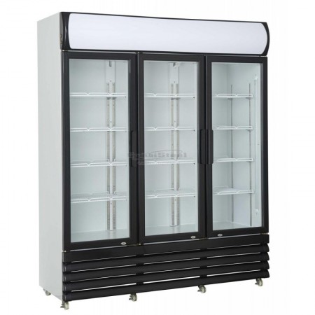 Armoire a boissons 2 portes vitrées capacité  2050 litres