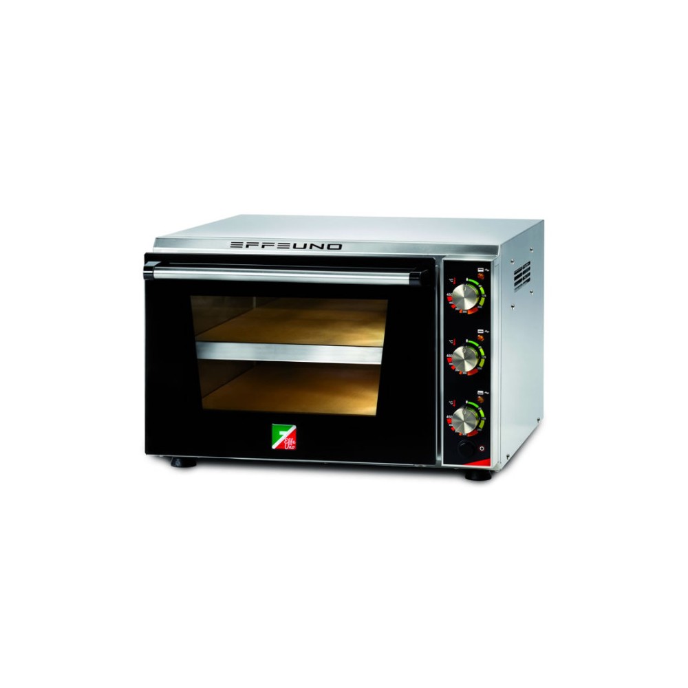 Four pizzas professionnel électrique - Thermostat 450 °C / 230 V. - Paiement 4X - 2 x 34 cm Four pizzas professionnel électrique - Thermostat 450 °C / 230 V. - Paiement 4X - 2 x 34 cm