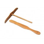 Spatule et râteau à crêpes