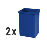 Armoire de rinçage avec bacs à déchets - Cuve à droite