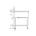 Plonge Inox professionnelle
