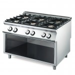 Fourneau 6 feux gaz GN1/1 GASTROMASTRO SPAIN