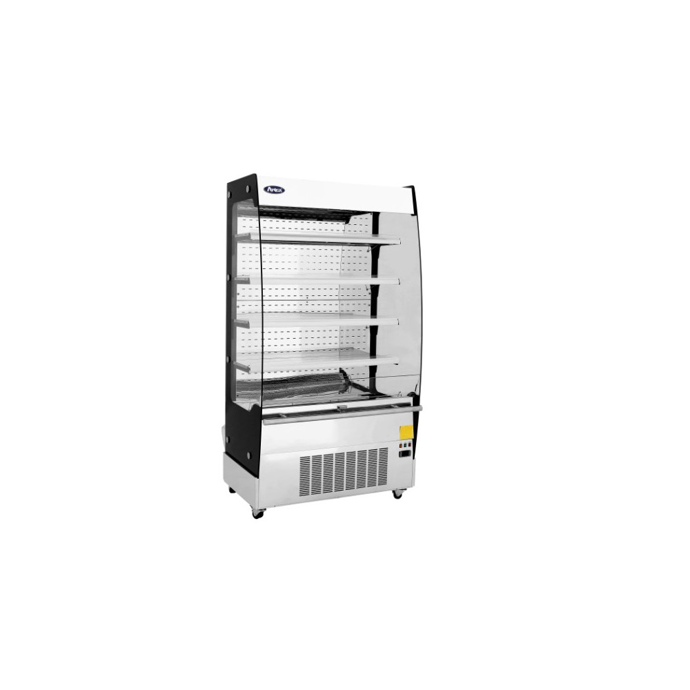 Vitrine réfrigérée libre-service - Murale - Inox - 1000 x 700 x 1830 mm - 480 L. Vitrine réfrigérée libre-service - Murale - Inox - 1000 x 700 x 1830 mm - 480 L.