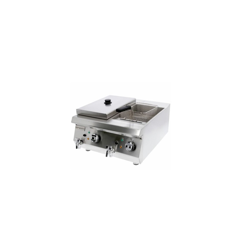 Friteuse électrique 11,5+11,5 litres / Avec robinet de vidange Friteuse électrique 11,5+11,5 litres / Avec robinet de vidange