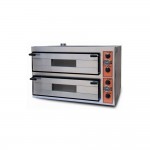 Four pizzas professionnel électrique - 8 pizzas - Paiement 4X - 230V / 380V - Thermostat 450 °C - 2 x 4 x 34 cm