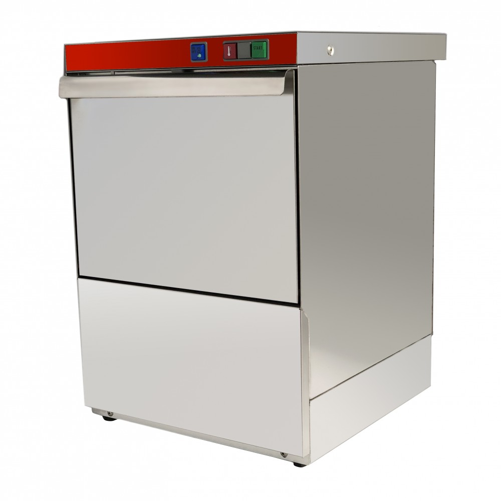 Lave verre professionnel - 400 x 400 mm double paroi avec pompe de relevage Lave verre professionnel - 400 x 400 mm double paroi avec pompe de relevage