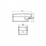 Congélateur professionnelle vitré sur roulettes 660L -Gastromastro
