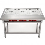 Vitrine Bain marie 3 x GN1/1 - GASTROMASTRO