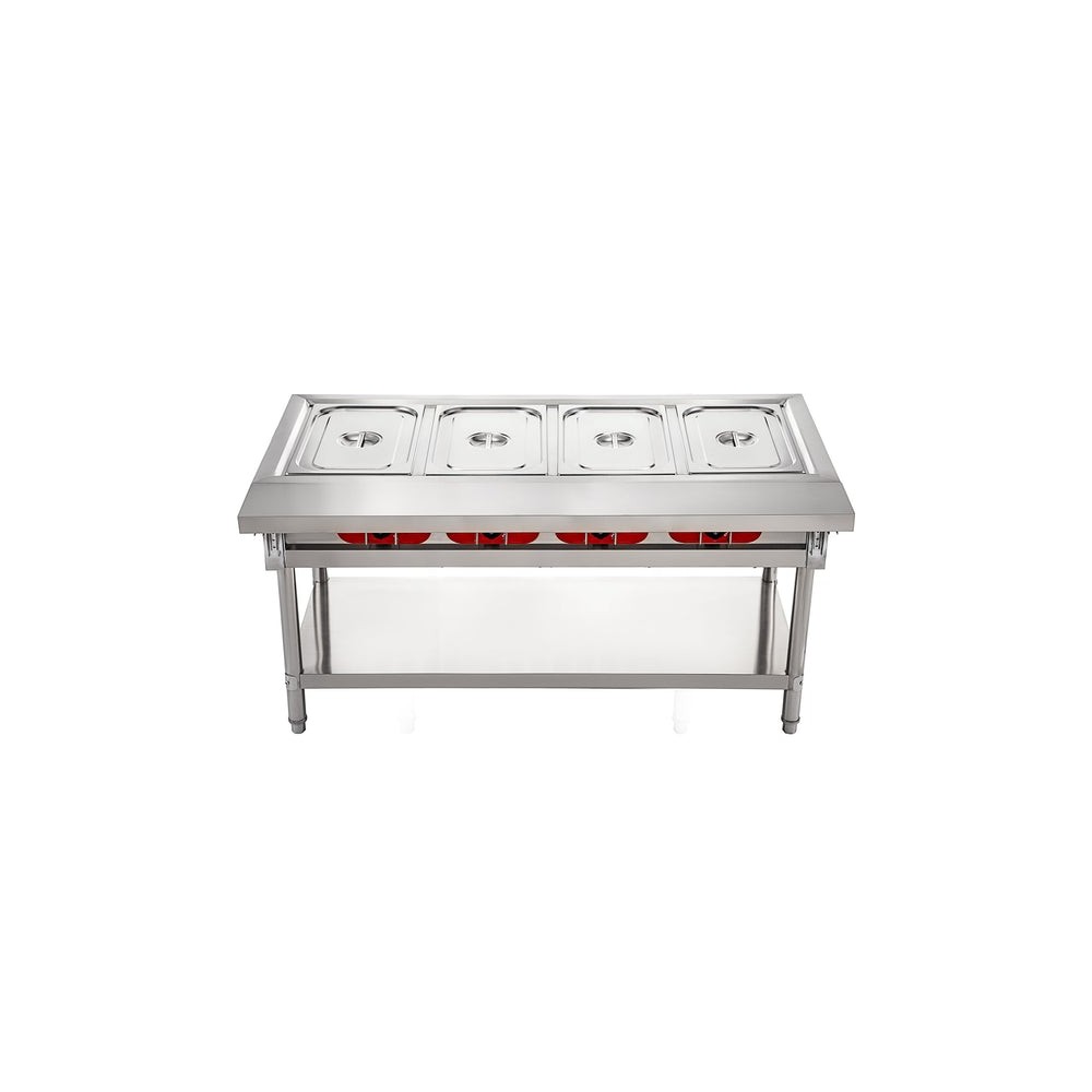 Vitrine Bain Marie - 4 x GN1/1 - GASTROMASTRO Vitrine Bain Marie - 4 x GN1/1 - GASTROMASTRO