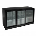 Arriere-bar refrigeree 3 portes vitres coulissantes