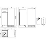Armoire réfrigérée positive 600 L - 1 porte pleine GN 2/1- AFI COLLIN LUCY