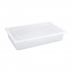 Bac polypropylène GN 1/1 100mm + Couvercle (lot de 2)
