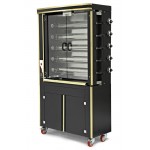 Rôtissoire ROTISOL SPECIAL MARCHE   à poulets gaz, 8 broches/ 24 poulets