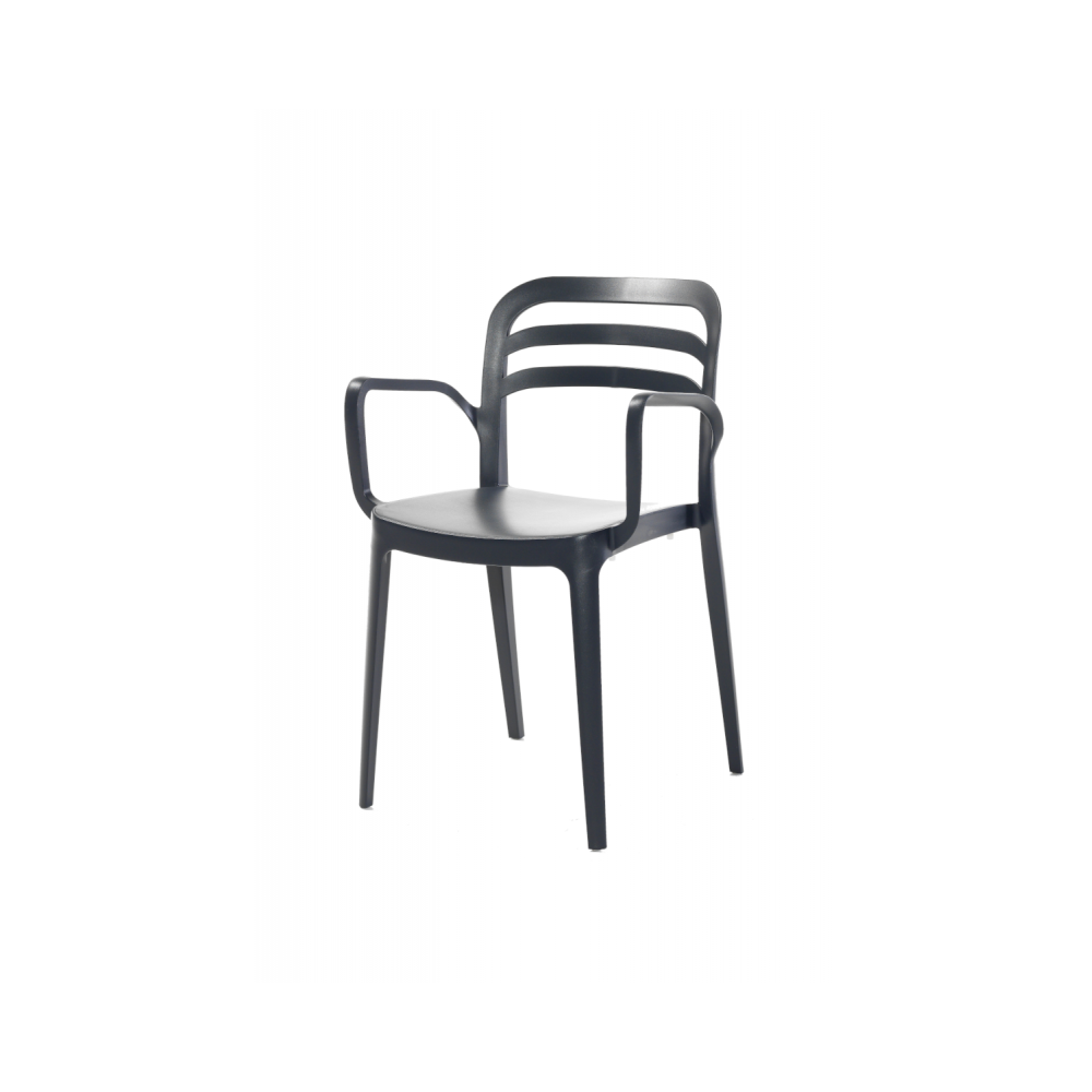 Chaise de bistrot anthracite Chaise de bistrot anthracite