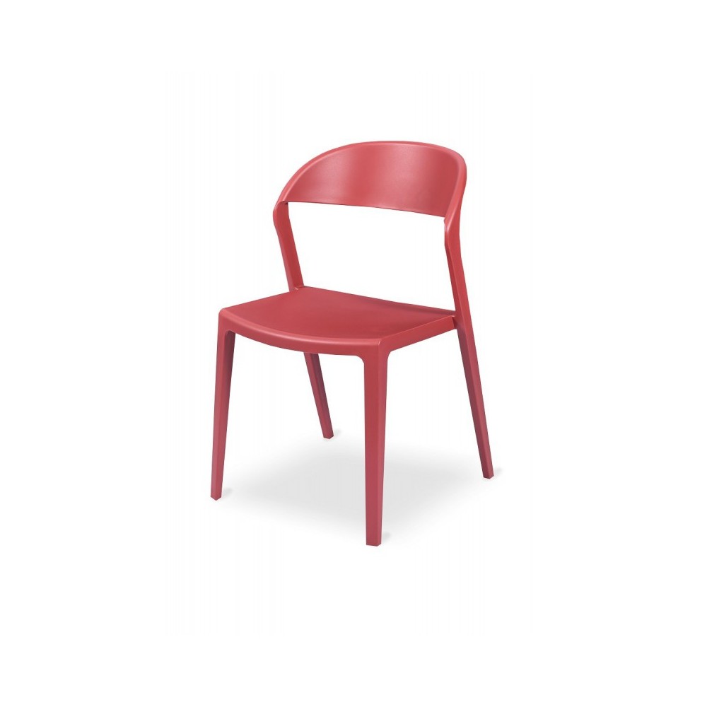Chaise de bistrot rouge Chaise de bistrot rouge