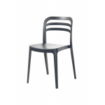 Chaise de bistrot anthracite